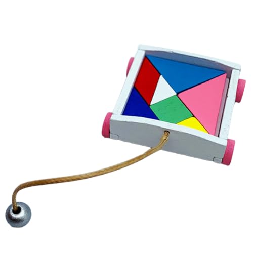 BESPORTBLE Miniatur Wagen mit Tangram Puzzle für Puppenhaus Dekoration Mini House Trolley Zubehör für Kreative Gestaltung und Heimdekoration BESPORTBLE Miniatur Wagen mit Tangram Puzzle für Puppenhaus Dekoration Mini House Trolley Zubehör für Kreative Gestaltung und Heimdekoration von BESPORTBLE
