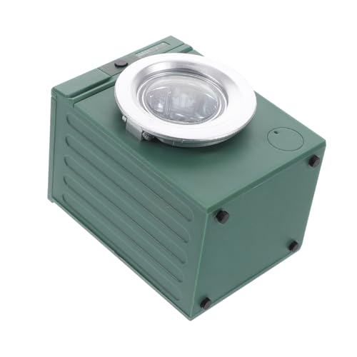 BESPORTBLE Miniatur Waschmaschine Modell für Puppenhaus Interaktive Waschmaschine mit Drehbarem Trommel Design Realistisches Zubehör für Kreative Spielwelten für Puppenhaus Dekoration und von BESPORTBLE