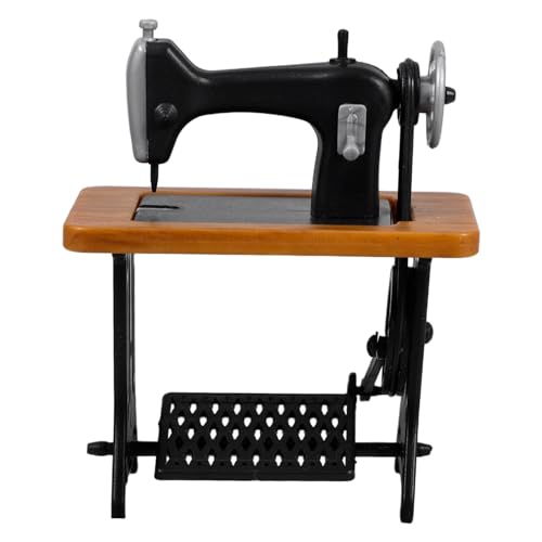BESPORTBLE Miniatur-puppenhausmöbel, Nähmaschine, Realistisches Retro-Modell Zum Spielen Für Kinder, Einzigartige Mini-hausdekoration, Realistisches Nähmaschinenspielzeug von BESPORTBLE