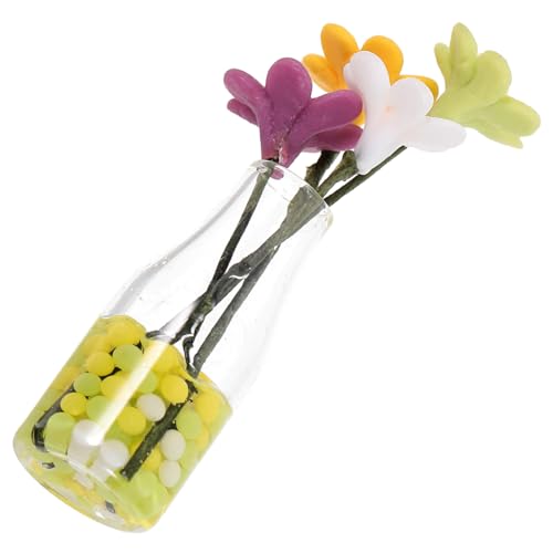 BESPORTBLE Miniaturblüten Vase für Puppenhaus Dekoration Kleine Künstliche für DIY Landschaftsbau Tischdeko und BESPORTBLE Miniaturblüten Vase für Puppenhaus Dekoration Kleine Künstliche für DIY Landschaftsbau Tischdeko und von BESPORTBLE
