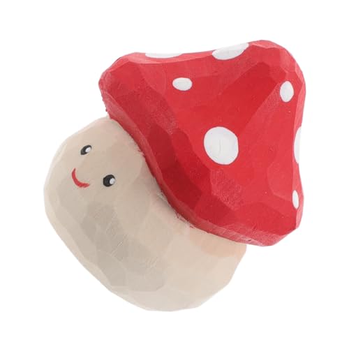BESPORTBLE Miniaturisierte Holzpilzfigur Dekoratives Holzspielzeug für Puppenhäuser Blumentöpfe und Mikrolandschaften Realistische Holzschnitzerei für Kindergeburtstage BESPORTBLE Miniaturisierte Holzpilzfigur Dekoratives Holzspielzeug für Puppenhäuser Blumentöpfe und Mikrolandschaften Realistische Holzschnitzerei für Kindergeburtstage von BESPORTBLE