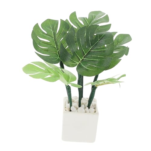 BESPORTBLE Miniaturisierte Topfpflanze für Puppenhäuser Künstliche Bonsai Deko im Skandinavischen Stil für Enge Räume und Kreative Displays für Miniaturmöbel und Gartenarrangements von BESPORTBLE