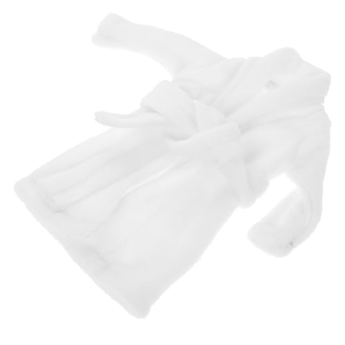 BESPORTBLE Miniaturpuppen Bademantel mit Gürtel Festliches Elfen Zubehör für Puppen Stilvolles Outfit für Puppen Bezauberndes Puppenzubehör für Weihnachtsfeiern von BESPORTBLE