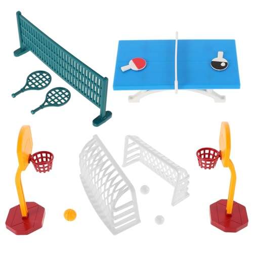 BESPORTBLE Miniaturpuppenhaussport -Set Realistische Miniaturen Ideal Für Kinder, So Tun Spiel Simulation Mini Model Miniatursportzubehör von BESPORTBLE