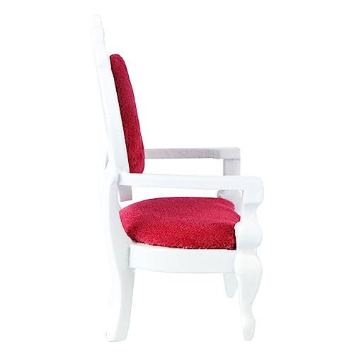 BESPORTBLE Miniatursessel aus Holz Elegante Dekoration für Puppenhäuser für Kreative Miniaturprojekte Stilvolles Design Leicht Zusammenzubauen Robust und Langlebig von BESPORTBLE