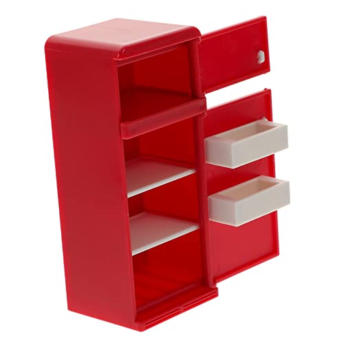 BESPORTBLE Miniaturzubehör Rotes Kühlschrank Für Küchenminiaturdekoration Und Rollenspiele Im Dollhouse BESPORTBLE Miniaturzubehör Rotes Kühlschrank Für Küchenminiaturdekoration Und Rollenspiele Im Dollhouse von BESPORTBLE