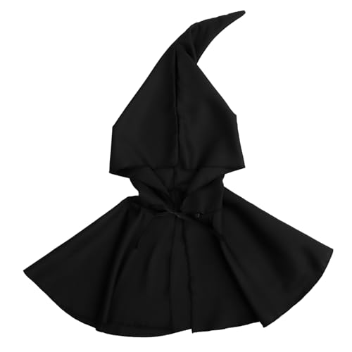 BESPORTBLE Mittelalterlicher Halloween Umhang mit Kapuze Cosplay Kostüm für Damen und Herren Schwarzer Kapuzenumhang für Party Rollenspiel und Maskerade Dekoratives Halloween Accessoire BESPORTBLE Mittelalterlicher Halloween Umhang mit Kapuze Cosplay Kostüm für Damen und Herren Schwarzer Kapuzenumhang für Party Rollenspiel und Maskerade Dekoratives Halloween Accessoire von BESPORTBLE
