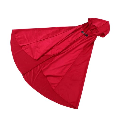 BESPORTBLE Mittelalterlicher Renaissance Umhang mit Kapuze Wetterfester Eleganter Cosplay Mantel aus Weichem Spandex Praktischer Kapuzenumhang für Damen und Herren für Halloween von BESPORTBLE