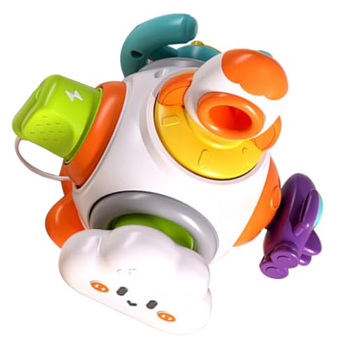 BESPORTBLE Montessori Busy Board Ab Monate Pädagogisches Aktivitätsbrett zur Feinmotorik und Logisches Denken Robustes Kunststoffspielzeug Bunter Greifball als Junge Mädchen von BESPORTBLE