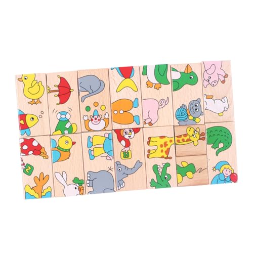 BESPORTBLE Montessori Domino Tierpuzzle Buntes Lernspielzeug für Ab Jahren Pädagogisches Motorikspielzeug zur Farb und Formerkennung Geeignet für Jungen und Mädchen BESPORTBLE Montessori Domino Tierpuzzle Buntes Lernspielzeug für Ab Jahren Pädagogisches Motorikspielzeug zur Farb und Formerkennung Geeignet für Jungen und Mädchen von BESPORTBLE