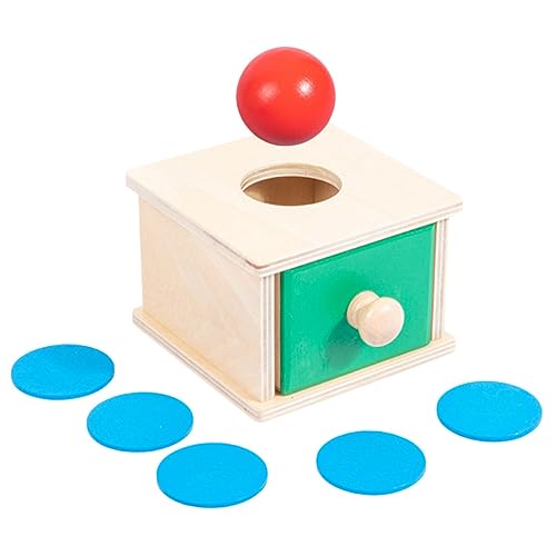 BESPORTBLE Montessori Holz Ball Münzbox Lernspielzeug für Feinmotorikförderung und Hand Auge koordination Pädagogisches Vorschulspielzeug für Jungen und Mädchen BESPORTBLE Montessori Holz Ball Münzbox Lernspielzeug für Feinmotorikförderung und Hand Auge koordination Pädagogisches Vorschulspielzeug für Jungen und Mädchen von BESPORTBLE