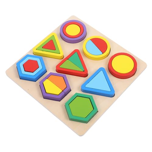 BESPORTBLE Montessori Holzspielzeug Geometrisches Lernpuzzle Buntes Formenerkennungsset für Kleinkinder Motorikfördernd Pädagogisches Steckspielzeug für Ab Jahr BESPORTBLE Montessori Holzspielzeug Geometrisches Lernpuzzle Buntes Formenerkennungsset für Kleinkinder Motorikfördernd Pädagogisches Steckspielzeug für Ab Jahr von BESPORTBLE