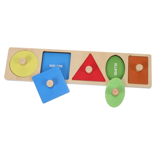 BESPORTBLE Montessori Holzspielzeug Geometrisches Puzzle Brett Formen Sortierbrett Buntes Lernspielzeug für Vorschulkinder Langlebiges Pädagogisches Montessori Puzzle BESPORTBLE Montessori Holzspielzeug Geometrisches Puzzle Brett Formen Sortierbrett Buntes Lernspielzeug für Vorschulkinder Langlebiges Pädagogisches Montessori Puzzle von BESPORTBLE