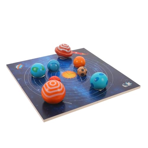 BESPORTBLE Montessori Holzspielzeug Lernpuzzle mit Planeten für Kleinkinder Kognitive Entwicklung und Gedächtnistraining Bildungsaktivitäten für Zuhause und Unterwegs BESPORTBLE Montessori Holzspielzeug Lernpuzzle mit Planeten für Kleinkinder Kognitive Entwicklung und Gedächtnistraining Bildungsaktivitäten für Zuhause und Unterwegs von BESPORTBLE