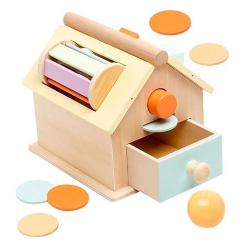 BESPORTBLE Montessori Holzspielzeug für Kleinkinder Jahre Buntes Lernspielzeug zur Feinmotorik Hand Auge koordination und Logisches Denken Sensorisches aus Naturholz von BESPORTBLE