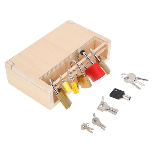 BESPORTBLE Montessori Schloss Und Schlüsselspielset Für Kleinkinder Lernspielzeug Konzentration Und Praktischen Fähigkeiten Montessori Material BESPORTBLE Montessori Schloss Und Schlüsselspielset Für Kleinkinder Lernspielzeug Konzentration Und Praktischen Fähigkeiten Montessori Material von BESPORTBLE