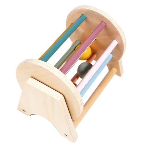 BESPORTBLE Montessori Textil Drum Kognitives Lernspielzeug Für Ab Jahr Sensorisches Kinderspielzeug Für Frühkindliche Entwicklung Hölzernes Design von BESPORTBLE