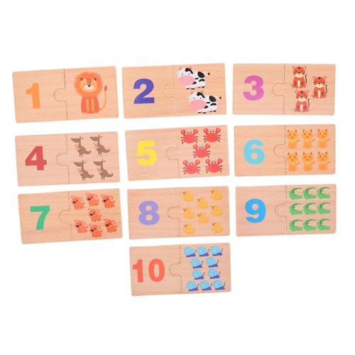 BESPORTBLE Montessori Zahlenpuzzle Holzspielzeug für Jahre Kognitive Lernhilfe zum Zahlen Erkennen Motorische Entwicklung und Frühkindliche Mathematikförderung BESPORTBLE Montessori Zahlenpuzzle Holzspielzeug für Jahre Kognitive Lernhilfe zum Zahlen Erkennen Motorische Entwicklung und Frühkindliche Mathematikförderung von BESPORTBLE