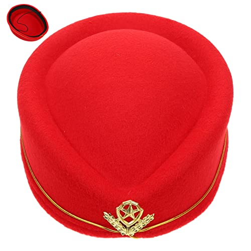 BESPORTBLE Mütze für Damen Eleganter Stewardess Hut Weichem Material für Cosplay Kostümpartys und Bühnenaufführungen Ergonomisches Design Fällt nicht Leicht Ab Vielseitig Einsetzbar für Mode BESPORTBLE Mütze für Damen Eleganter Stewardess Hut Weichem Material für Cosplay Kostümpartys und Bühnenaufführungen Ergonomisches Design Fällt nicht Leicht Ab Vielseitig Einsetzbar für Mode von BESPORTBLE
