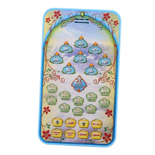 BESPORTBLE Multifunktionales Arabisch Lernspielzeug Tablet für Ab Jahren Tragbare Blaue Sprachlernmaschine Pädagogisches Fördergerät für Frühe Bildung und Spielerisches Lernen von BESPORTBLE