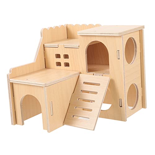 BESPORTBLE Multifunktionales Hamsterhaus Doppelschicht Und Versteck Und Spielhaus Für Kleine Haustiere Wie Hamster Und Ratten Für Käfige von BESPORTBLE