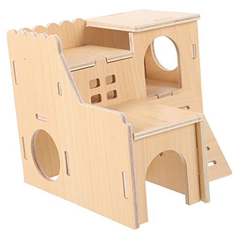 BESPORTBLE Multifunktionales Hamsterhaus Zweilagige Hamsterhütte Für Kleine Haustiere Spielplatz Und Dekoration Für Käfige BESPORTBLE Multifunktionales Hamsterhaus Zweilagige Hamsterhütte Für Kleine Haustiere Spielplatz Und Dekoration Für Käfige von BESPORTBLE