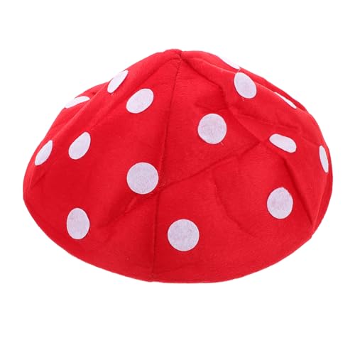 BESPORTBLE Mushroom Cosplay Cap für Erwachsene und Rote Pilzhut Beret für Kostümpartys Halloween Bühnenaufführungen und Festliche Anlässe Kleine BESPORTBLE Mushroom Cosplay Cap für Erwachsene und Rote Pilzhut Beret für Kostümpartys Halloween Bühnenaufführungen und Festliche Anlässe Kleine von BESPORTBLE