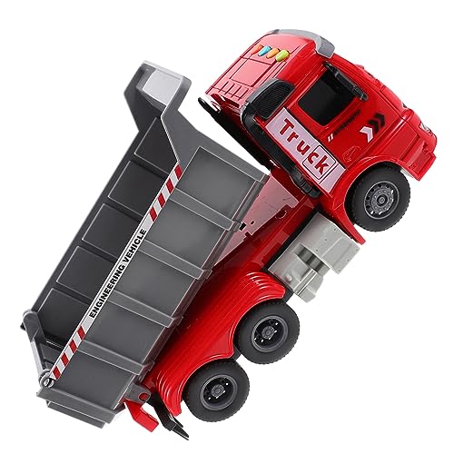 BESPORTBLE Musik Und Licht Simulation Eines Technischen Fahrzeugs Konstruktionsspielzeug Für Inertia Dump Truck Modell Ohne Batterien Spielzeugauto Für Jungen von BESPORTBLE