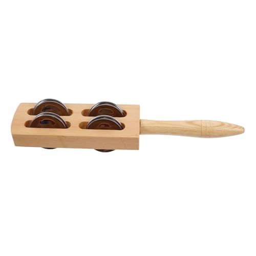 BESPORTBLE Musikalische Handglocken aus Holz Teiliges Jingle Bells Hand Percussion Shaker für Weihnachtsmusikinstrumente Sensorischen Entwicklung und Spielerischen Musikausbildung BESPORTBLE Musikalische Handglocken aus Holz Teiliges Jingle Bells Hand Percussion Shaker für Weihnachtsmusikinstrumente Sensorischen Entwicklung und Spielerischen Musikausbildung von BESPORTBLE