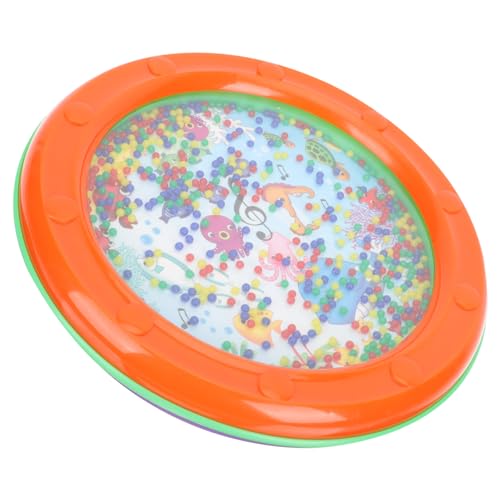 BESPORTBLE Musikinstrument Ocean Drum Bildungswellentrommel Mit Sanften Klängen Für Kreative Spiele Und Musikalische Früherziehung Orangefarben von BESPORTBLE