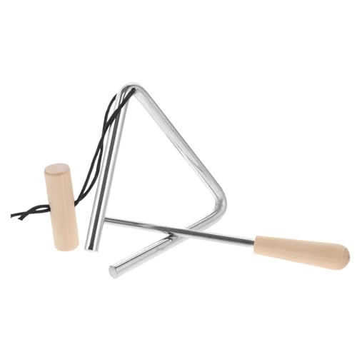 BESPORTBLE Musikinstrument Triangel mit Holzgriff Kleines Percussion Instrument für Musikspielzeug für Früherziehung und Rhythmustraining Leicht zu Erlernen Glatte Oberfläche Klarer Klang BESPORTBLE Musikinstrument Triangel mit Holzgriff Kleines Percussion Instrument für Musikspielzeug für Früherziehung und Rhythmustraining Leicht zu Erlernen Glatte Oberfläche Klarer Klang von BESPORTBLE