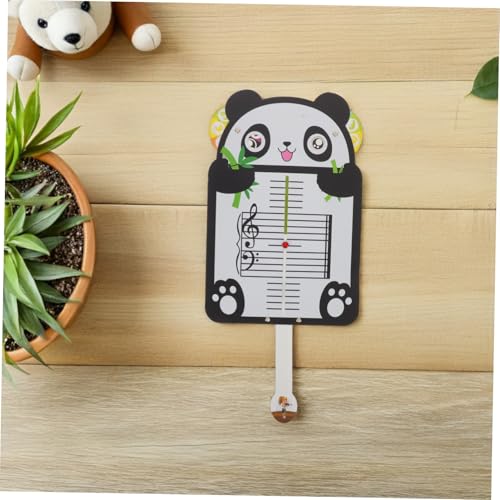 BESPORTBLE Musiklernkarte mit Panda-Motiv Tragbares Fünf-Linien-notenblatt Rhythmus-übungstafel für Anfänger Vielseitiges Musikunterrichts Notenerkennung und Theorievermittlung von BESPORTBLE