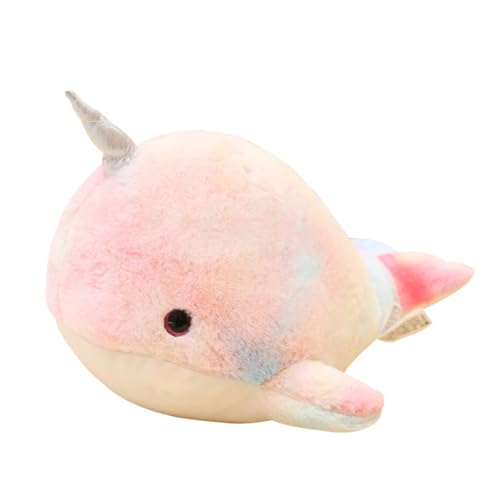 BESPORTBLE Narwal Plüschtier Weiches Kuscheltier für Modisches Design Hochwertiger Plüsch für Jungen und Mädchen Schlafen von BESPORTBLE