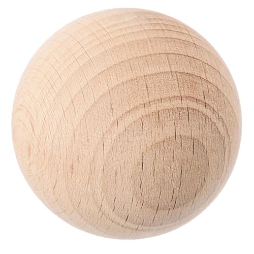 BESPORTBLE Natürliche Holzsphäre Robuste Kugel für Outdoor Spiele für Freizeitaktivitäten im Garten und Familienunterhaltung von BESPORTBLE