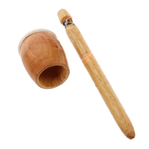 BESPORTBLE Frosch-Guiro Holz Percussion Instrument Für Musik Und Dekoration Handwerk Spielzeug Für Junge Mädchen Und Erwachsene Traditionelles Instrument Mit Froschklang von BESPORTBLE