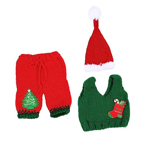 BESPORTBLE Neugeborenen Fotokostüm Set Weihnachten Outfit Sicher für Tage Unisex Babyparty BESPORTBLE Neugeborenen Fotokostüm Set Weihnachten Outfit Sicher für Tage Unisex Babyparty von BESPORTBLE