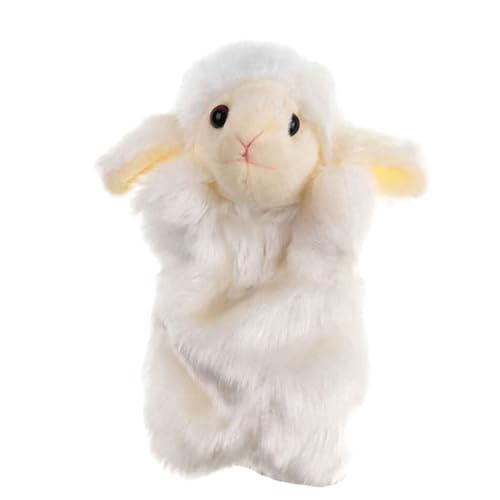 BESPORTBLE Niedliche Handpuppe Plüsch Kuscheltier Beruhigungsspielzeug Weiches Stofftier Tierform für Kleinkinder und Ab Jahr Farblich Sortiert Langlebig und Angenehm Zufällige Farbe von BESPORTBLE