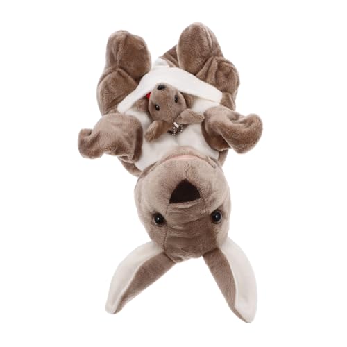 BESPORTBLE Niedliche Tier Handpuppe Kangaroo mit Roter Schleife Weiches Plüschspielzeug für Interaktives Storytelling Fördert Motorik und Kommunikation zum Geburtstag BESPORTBLE Niedliche Tier Handpuppe Kangaroo mit Roter Schleife Weiches Plüschspielzeug für Interaktives Storytelling Fördert Motorik und Kommunikation zum Geburtstag von BESPORTBLE