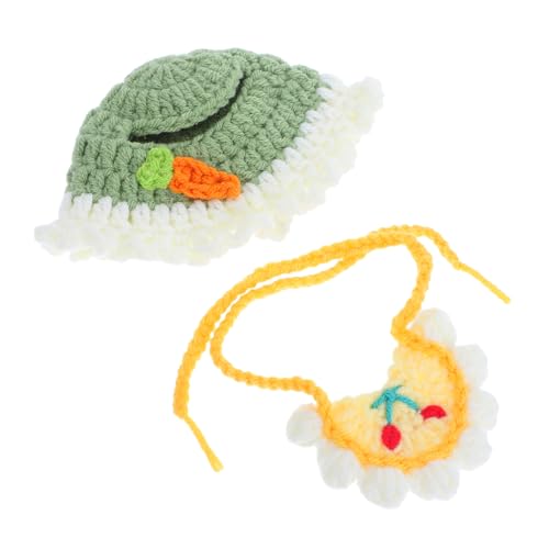 BESPORTBLE Niedliches Doll-kostüm Wunderschöne Geflochtene Kopfbedeckung Bandana Bib Für Plüschtiere Stofftier Verkleidung Kreative Puppenaccessoires Für Fotoshooting Festivals von BESPORTBLE