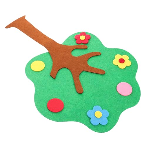 BESPORTBLE Non Woven Filz Baum Sticker Lifelike Puzzle für Kindergarten Klassenzimmer Mathematisches Lernspiel Pädagogisches Matching von BESPORTBLE