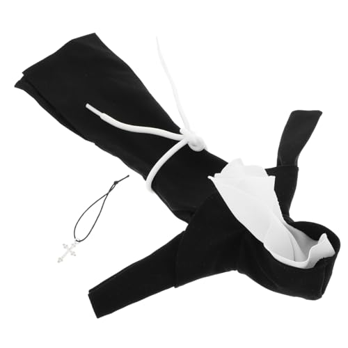 BESPORTBLE Nonnenkostüm Puppenkleidung mit Silberner Kettenverzierung Stilvolles Rollenspiel Outfit für Puppen Geeignet als Heilige Kirchenrequisite für Kreative Verkleidungsspiele BESPORTBLE Nonnenkostüm Puppenkleidung mit Silberner Kettenverzierung Stilvolles Rollenspiel Outfit für Puppen Geeignet als Heilige Kirchenrequisite für Kreative Verkleidungsspiele von BESPORTBLE