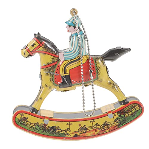 BESPORTBLE Nostalgisches Blechspielzeug Schaukelpferd Langlebige Kinderzimmerdeko Handgefertigte Retro Ornamente für Wohnzimmer und Ladengestaltung BESPORTBLE Nostalgisches Blechspielzeug Schaukelpferd Langlebige Kinderzimmerdeko Handgefertigte Retro Ornamente für Wohnzimmer und Ladengestaltung von BESPORTBLE