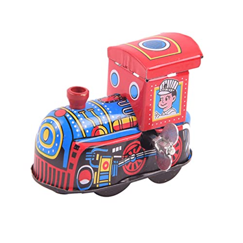 BESPORTBLE Retro Blechspielzeug Aufziehbares Zugspielzeug Für Junge Mädchen Mechanisches Zug Spielzeug Ohne Batterie Handwerkzeug Mit Aufziehvorrichtung Langlebig Und Sicher von BESPORTBLE