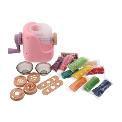 BESPORTBLE Nudelmaschine Spielset Manuell mit Weicher Modelliermasse Kreatives DIY Knetspielzeug für Fantasievolles Nachspielen Ungiftig Leicht zu Reinigen für Familienzeit und Motorische von BESPORTBLE