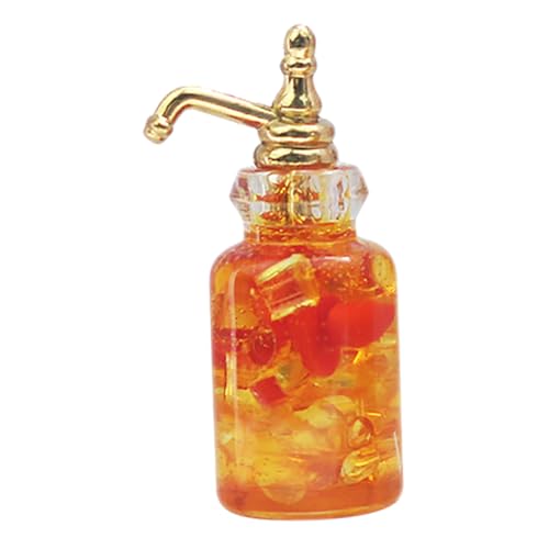 BESPORTBLE Obstwein Getränkeflasche Modellgetränke Rollenspiel Kochen Puppenhaus Rollenspiel Miniatur Küchenzubehör Küchen Kochspiel Puppenhaus Küchenspiel Gefälschtes Getränkeglas von BESPORTBLE