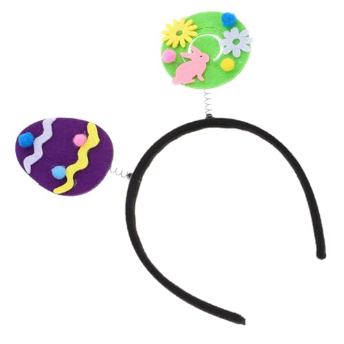 BESPORTBLE Osterkopfschmuck mit Cartoon Design Bunter Haarreif für Feiertage und Stilvolles Accessoire für Kostümpartys Geeignet für Erwachsene Zufällige Farbe Zufällige Farbe von BESPORTBLE