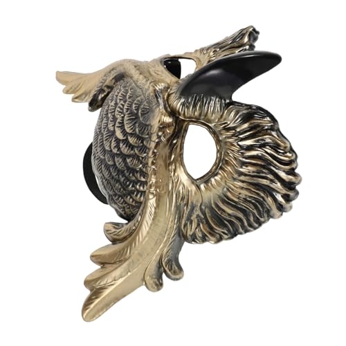 BESPORTBLE Owl Mask Leicht Verstellbar Tier Halbgesichtsmaske Für Halloween Karneval Festliche Kostümaccessoires von BESPORTBLE