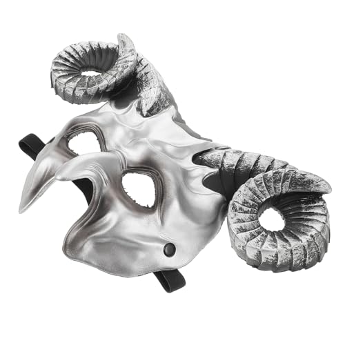 BESPORTBLE Ox Horn Halloween Maske aus Robustem Dekorative Cosplay Masquerade Gesichtsmaske mit Elastischem Band für Karneval Party Halloween und Kostümfeste von BESPORTBLE