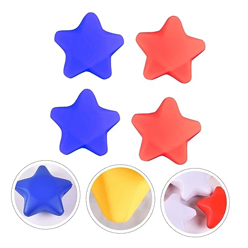 BESPORTBLE PU Fünfzackiger Entspannungsgriffball Handtrainer Für Griffstärkung Und Stressabbau PU Zufällige Farben von BESPORTBLE