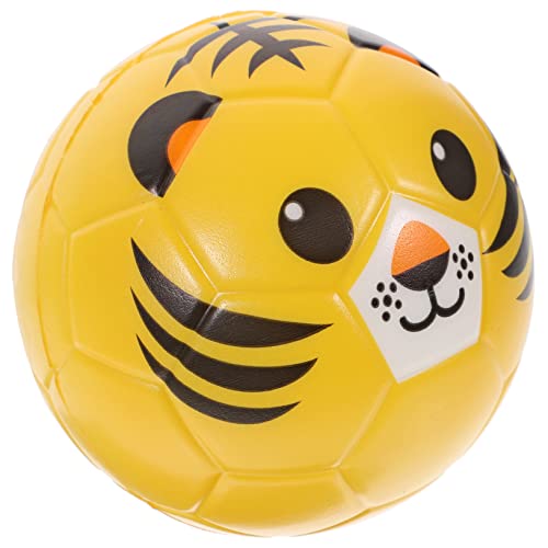BESPORTBLE PU Soccer Ball Kinderfußballspielzeug Weicher Verschleißfester PU Fußball mit Tiermotiv Tigerkopf Sicheres Kleinkindspielzeug für Jungen und Mädchen zum Drinnen und Draußen BESPORTBLE PU Soccer Ball Kinderfußballspielzeug Weicher Verschleißfester PU Fußball mit Tiermotiv Tigerkopf Sicheres Kleinkindspielzeug für Jungen und Mädchen zum Drinnen und Draußen von BESPORTBLE
